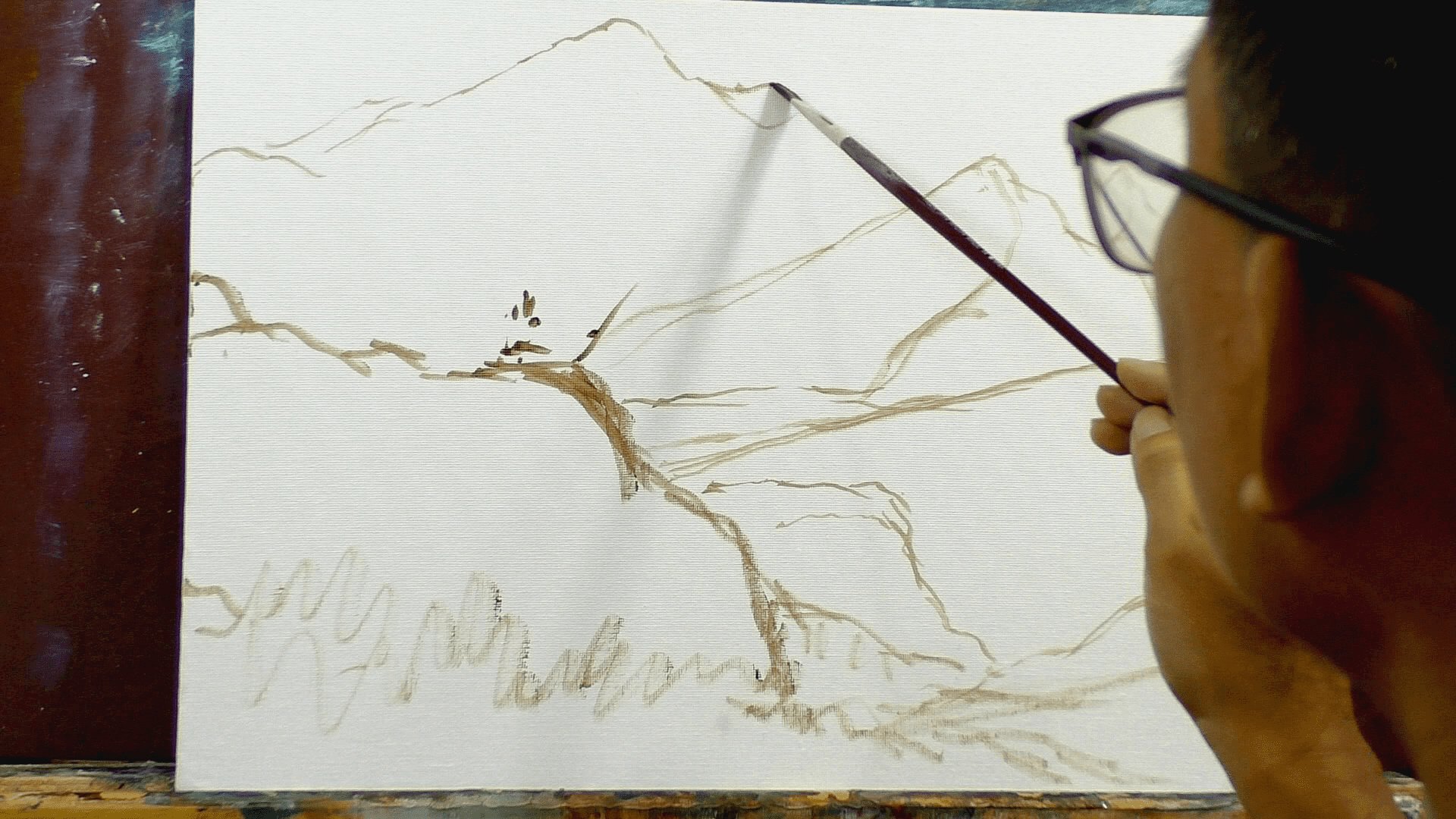 DOWNLOADABLE Acrylic Painting Tutorial - Mountain Goat product image (3)