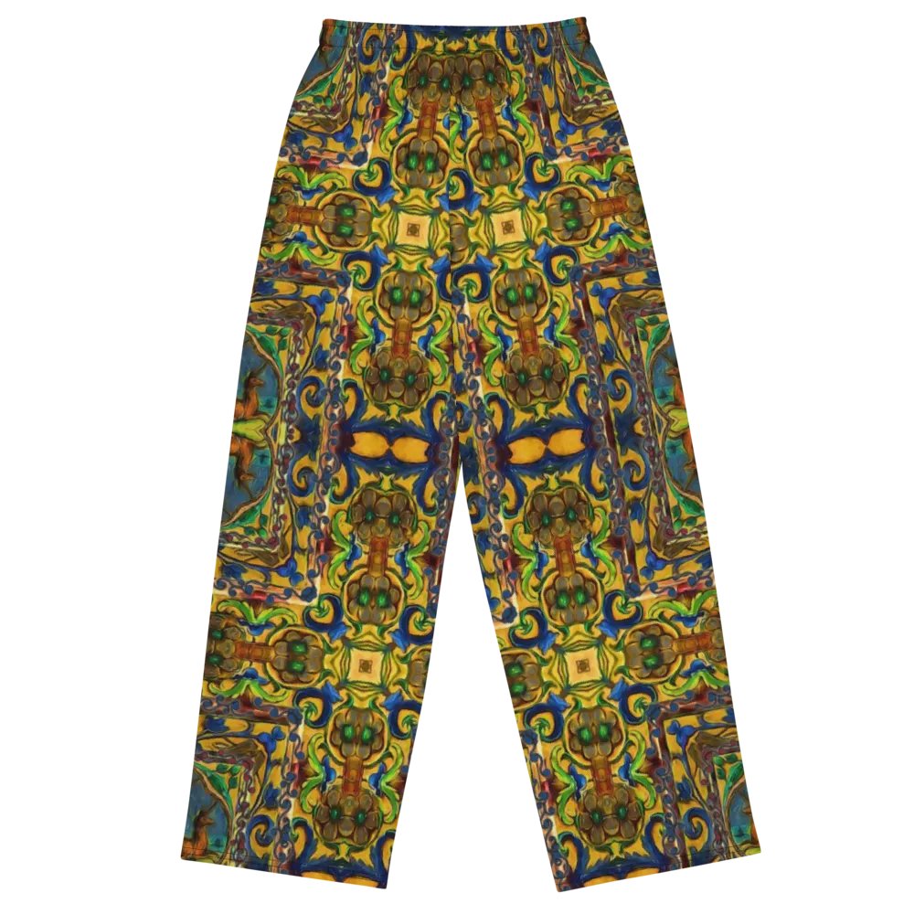 Medieval Kaleidoscope With Unicorns Wideleg Pants product image (1)