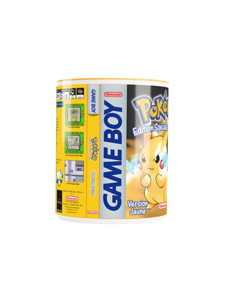 Tasse en céramique avec intérieur coloré "Pokémon Jaune" product image (2)