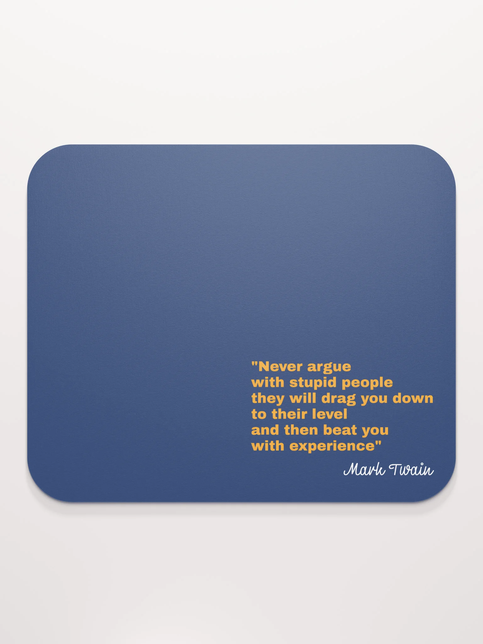 Mouse Pad – Twain Navy Blue product image (2)