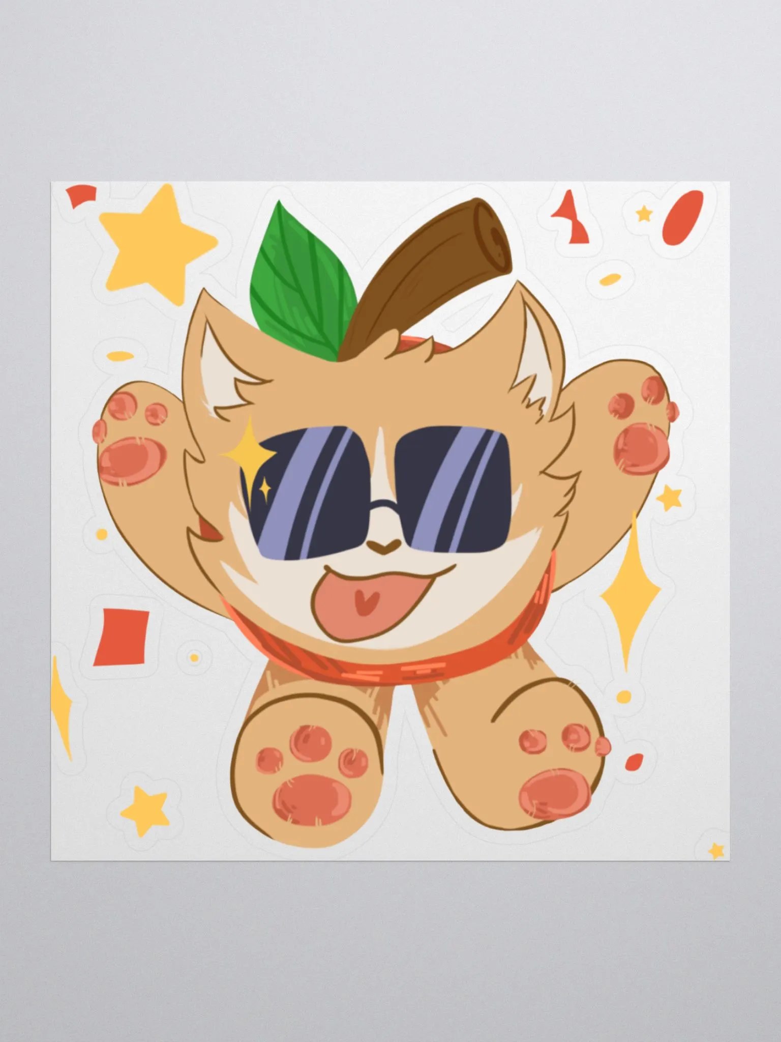 AppleCat Sticker product image (1)