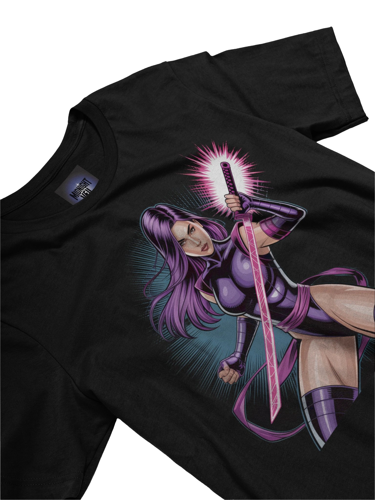 Psylocke Mystic Blade T-Shirt - Exclusive Midnight Veil Designs Unisex Tee product image (5)