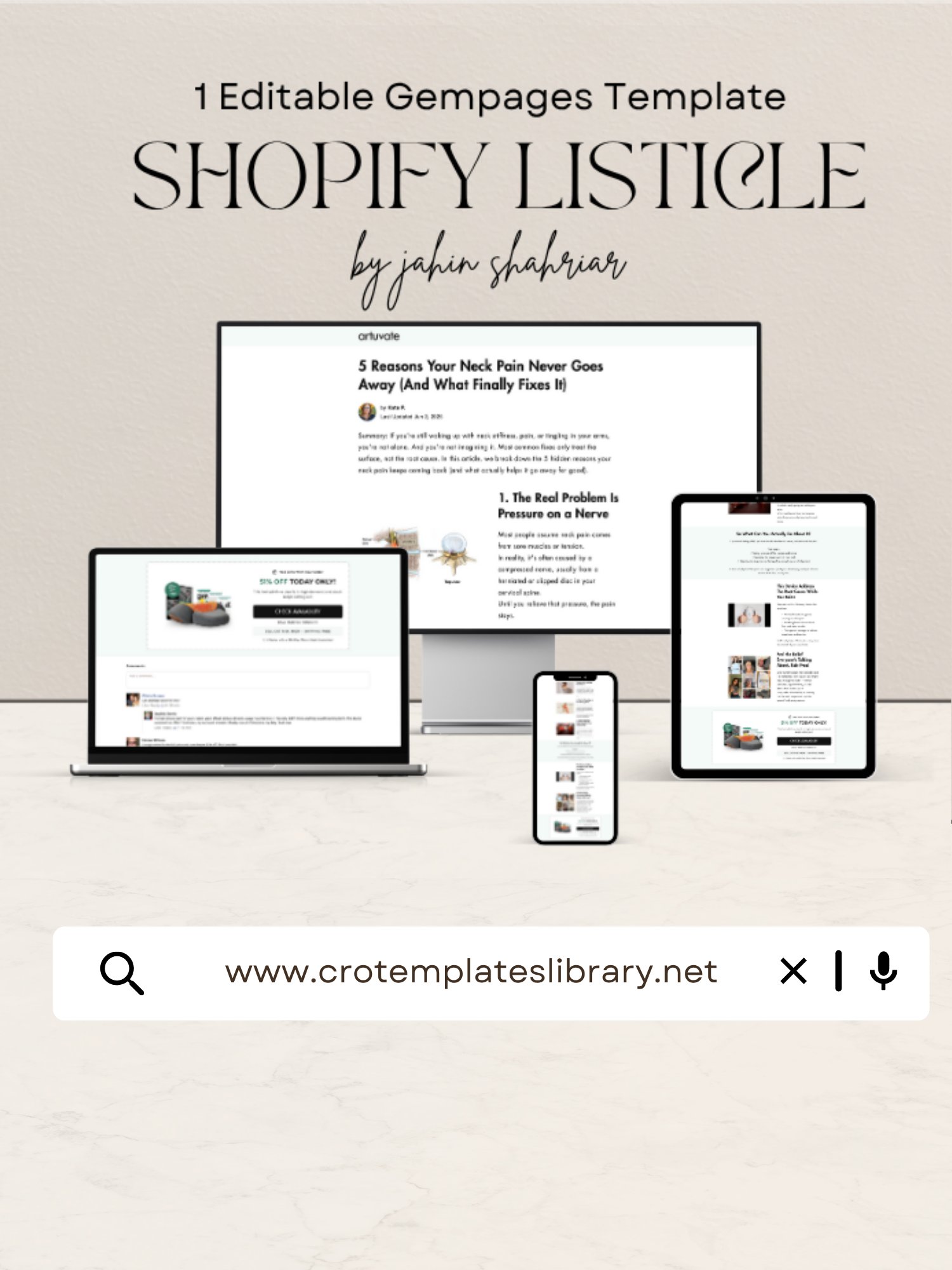 5 Reasons Gempages Listicle Template product image (1)