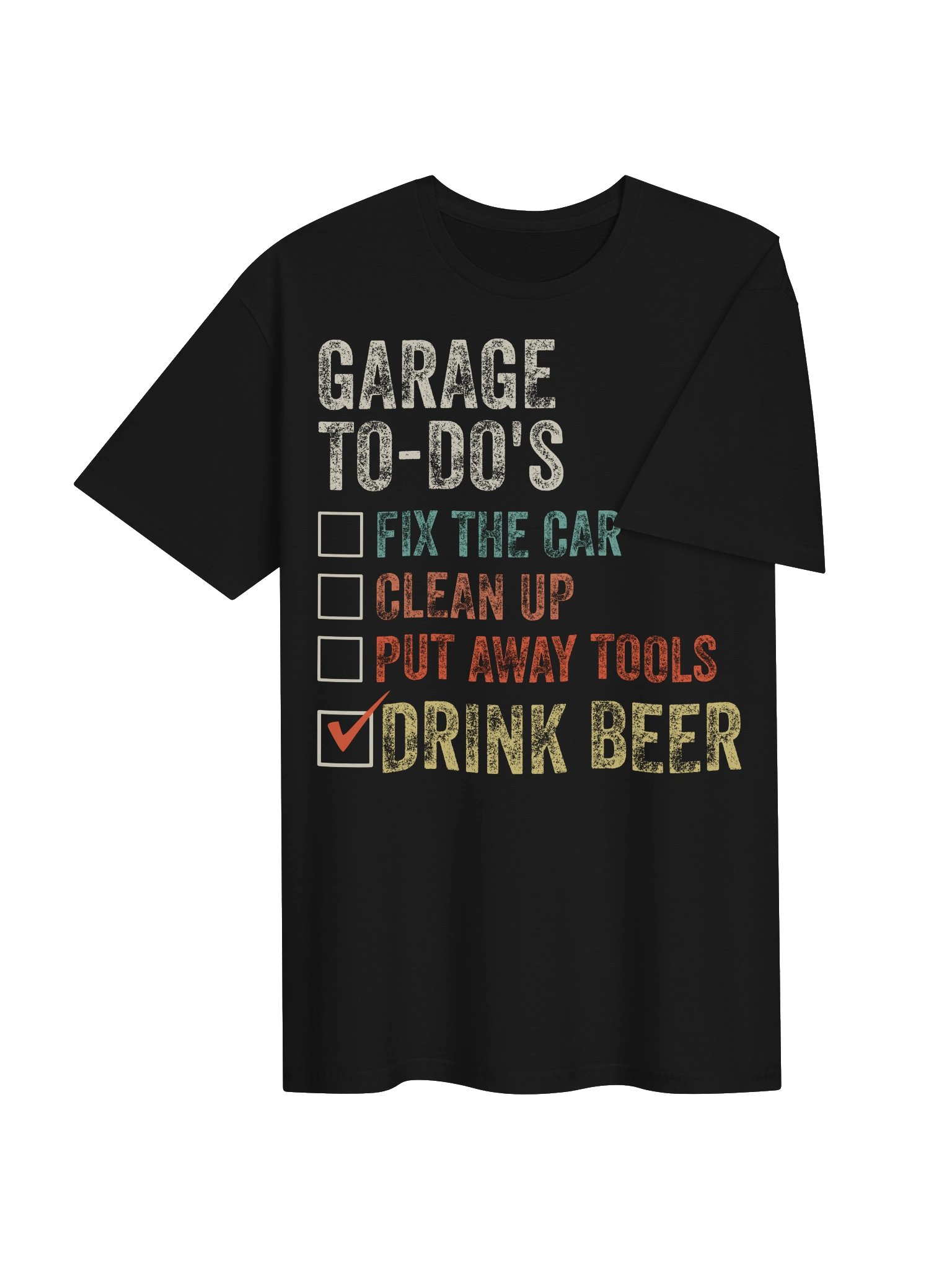 Garage To-Do’s Beer Checklist Tee product image (26)