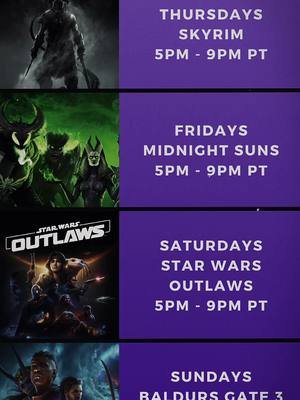 🫎✨ New Summer Schedule, Same Moose Energy! ✨🫎 This week’s stream lineup is packed with heroes, dragons, dice rolls, and galactic scoundrels — come hang for the cozy chaos and cinematic mayhem! 🐉 Thursdays – Skyrim 🕓 5PM–9PM PT 🎯 Fridays – Marvel’s Midnight Suns 🕙 5PM–9PM PT 🌌 Saturdays – Star Wars Outlaws 🕖 5PM–9PM PT 🎲 Sundays – Baldur’s Gate 3 Honor Mode Co-Op 🕖 5PM–9PM PT 📺 Come vibe with the herd: twitch.tv/Joey_TheMoose Snacks, spells, and space crime await. You bring the vibes, I’ll bring the chaos. #JoeyTheMoose #TwitchStreamer #MidnightSuns #SkyrimStream #StarWarsOutlaws #BG3HonorMode #StreamingCommunity #AntleredMajestics #CozyChaos #MooseEnergy #DiceAndDrama #galaxyandguile 