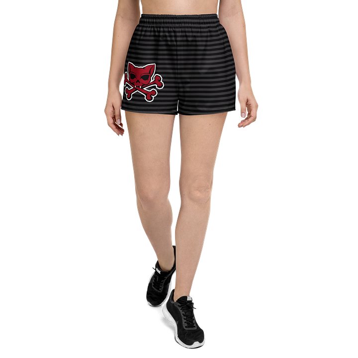 Red Kat Skull Bike Shorts product image (1)