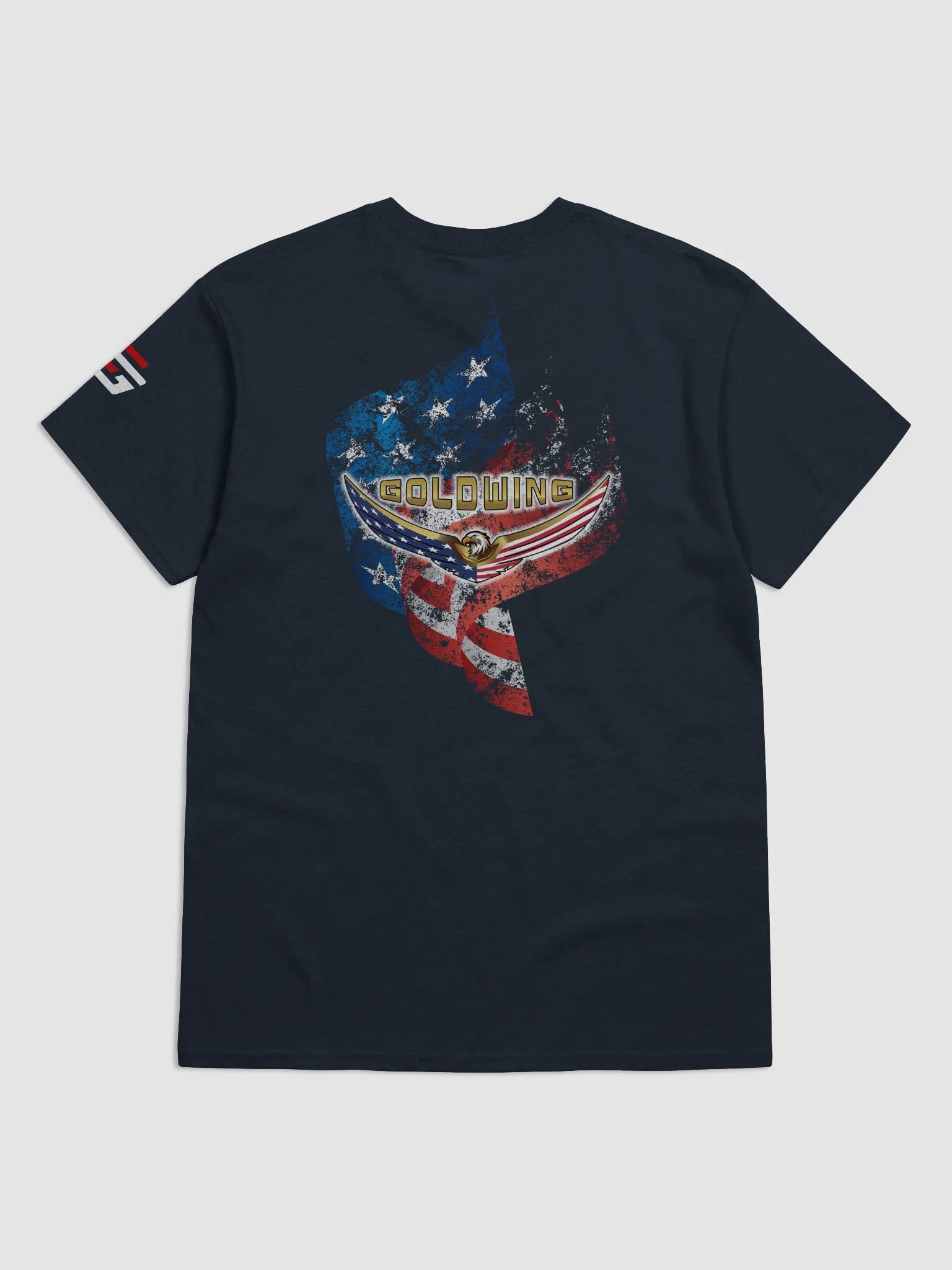 American Goldwing - Chest and Back - Dark Tee product image (2)