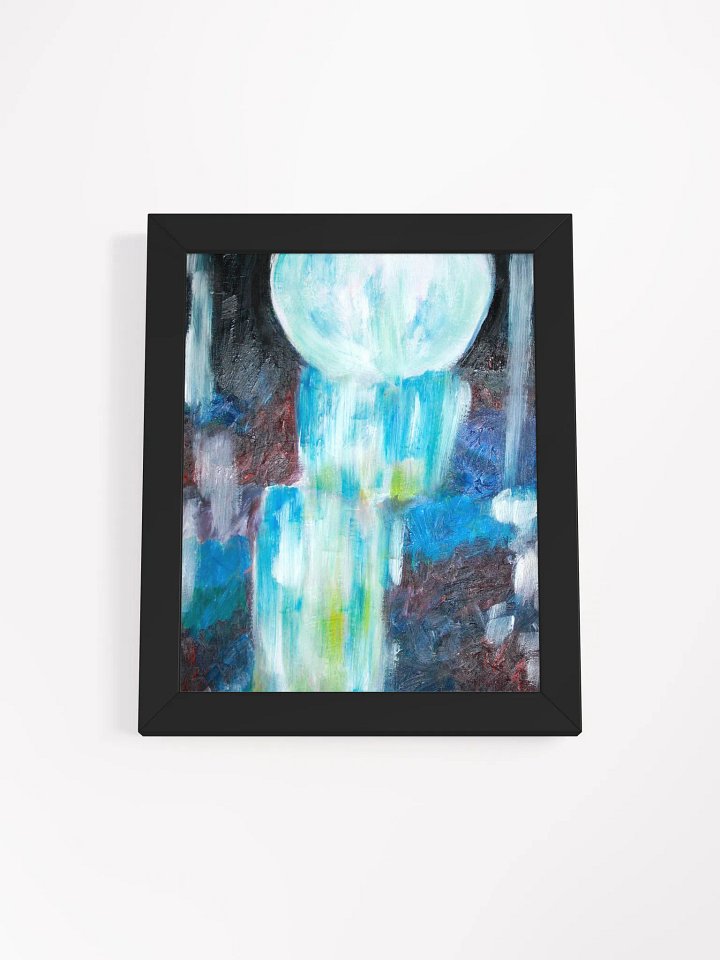 Moon Falls Framed Print product image (3)