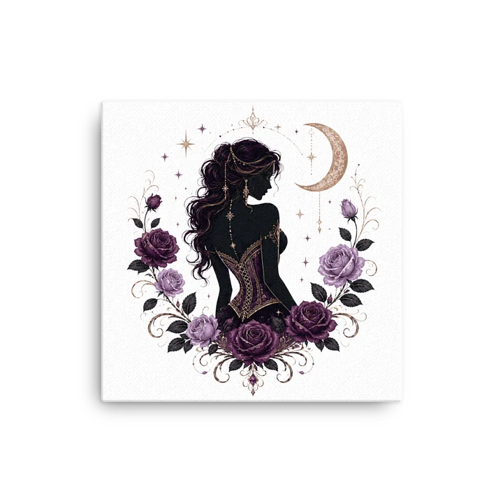 Gothic Moon Rose Canvas product image (2)