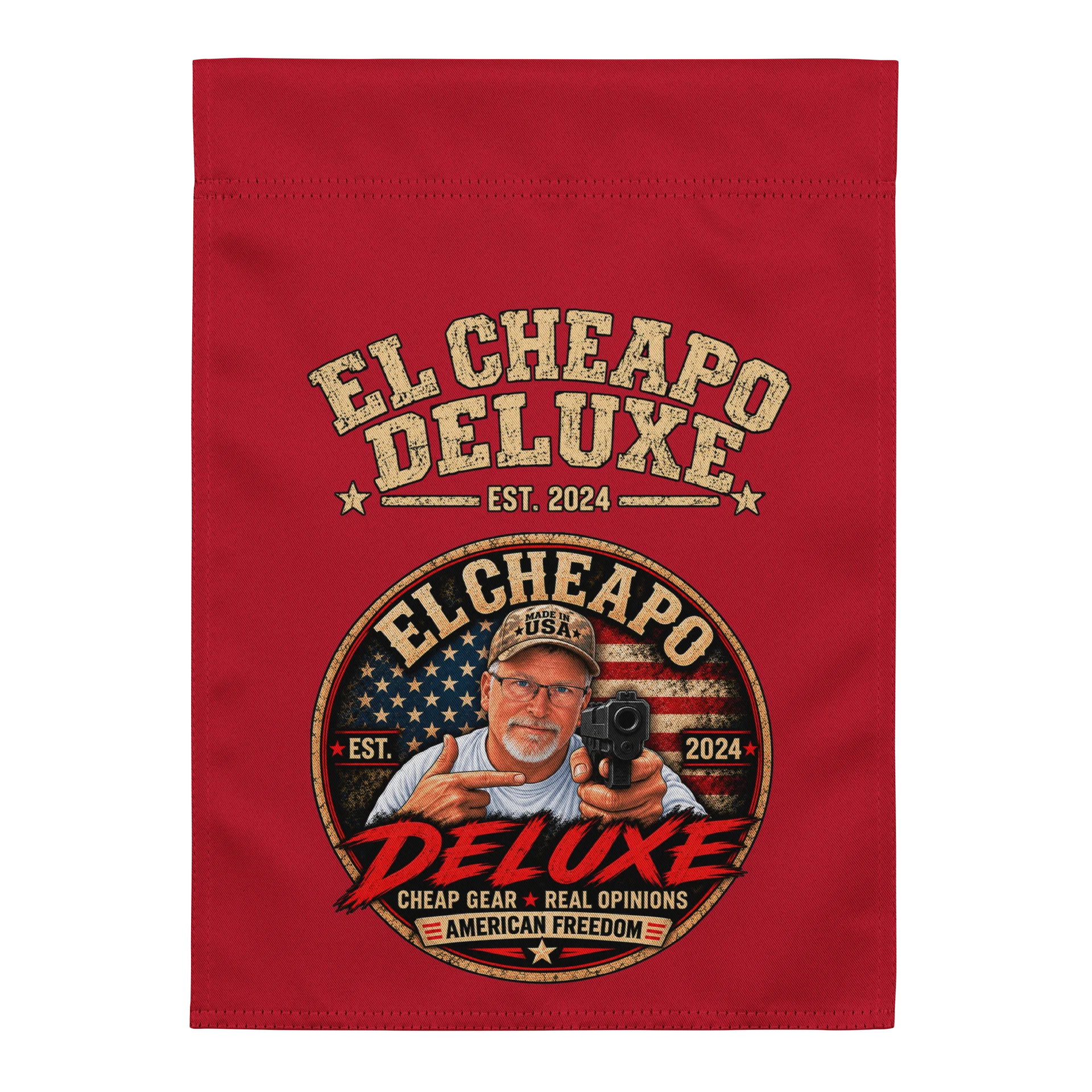El Cheapo Deluxe - Logo Garden Flag product image (1)