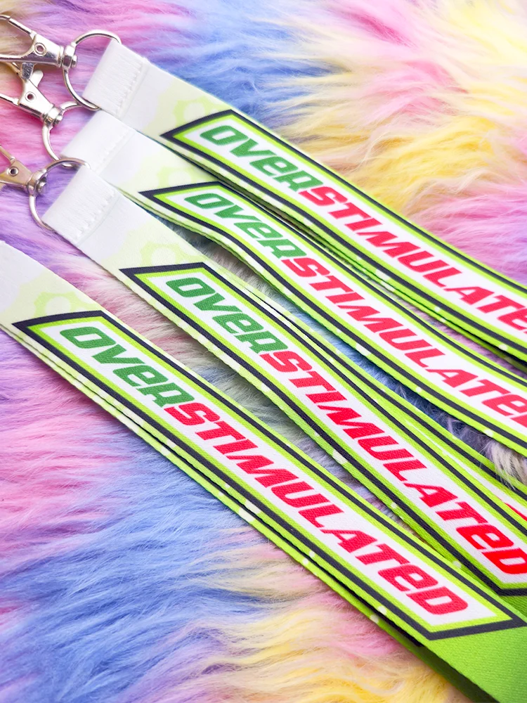 Overstimulated | Wrist Lanyard product image (1)