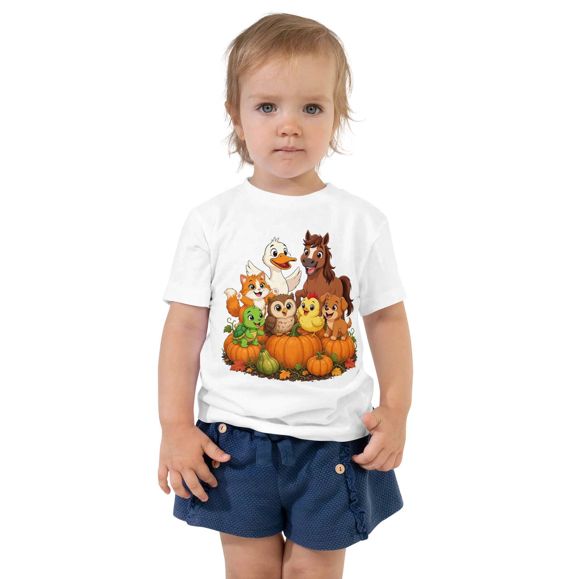 Autumn Animal Pumpkin Parade Toddler Tee product image (1)