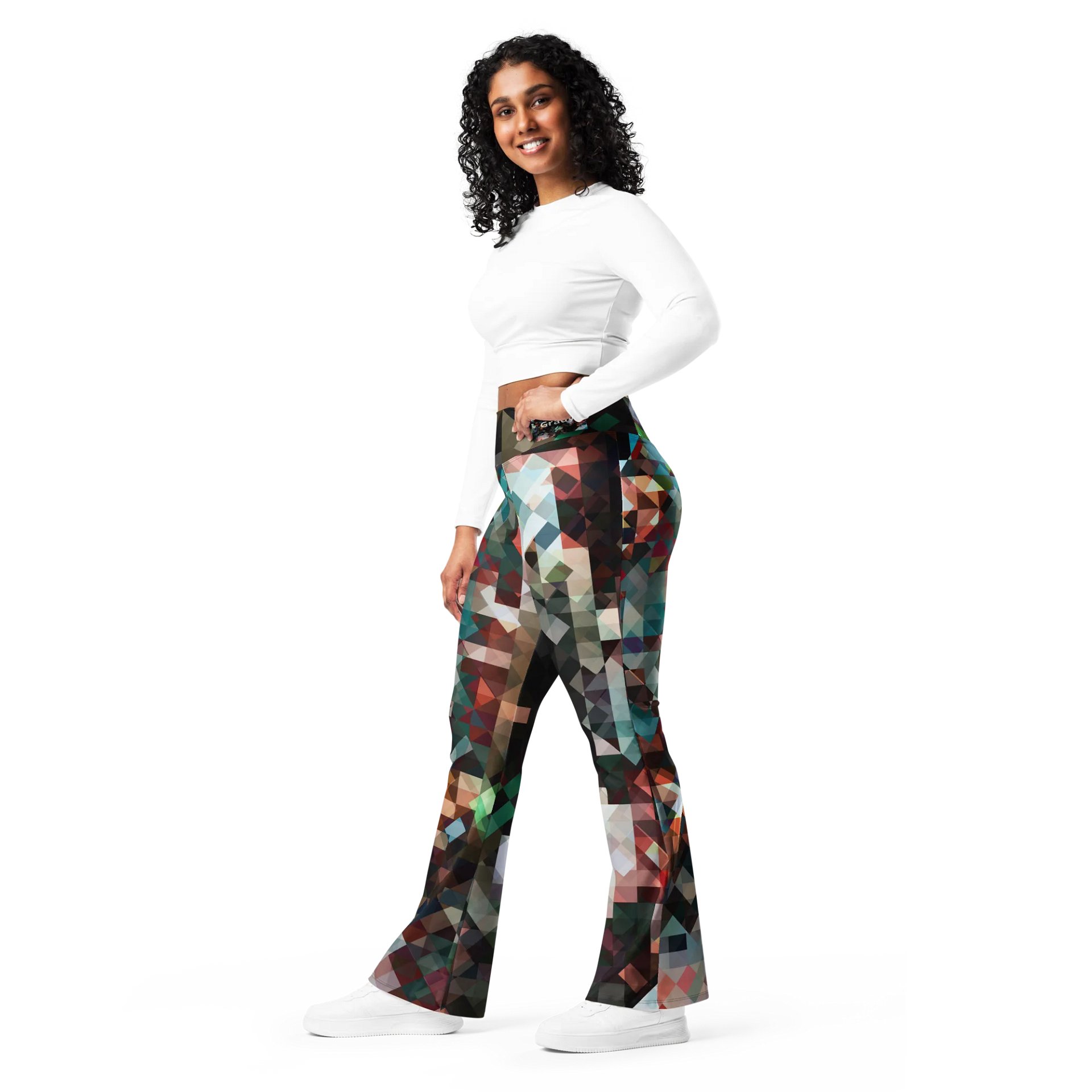 Barry Grady Abstract Flared Leggings product image (11)