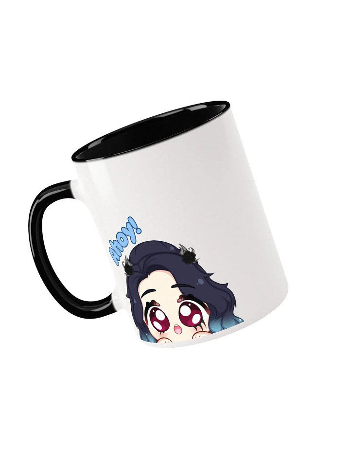 Lily Cyren "Peeking" Mug + Logo product image (1)
