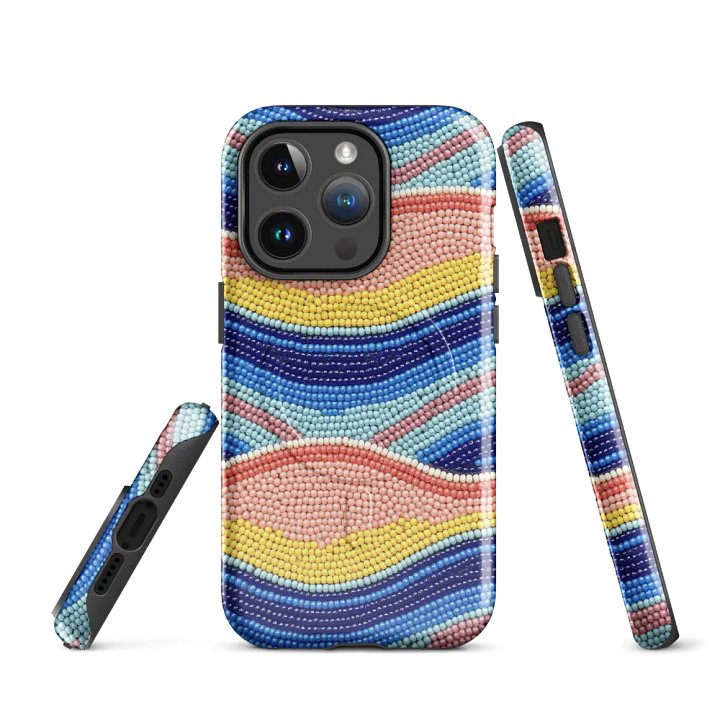 Colorful Wave MagSafe® iPhone® Case product image (3)