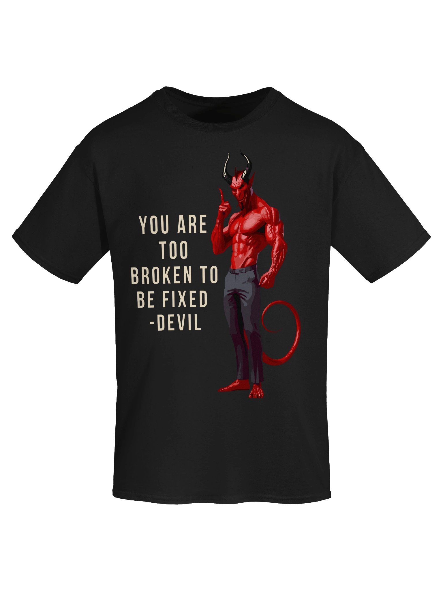 Broken to Be Fixed Devil Tee product image (5)