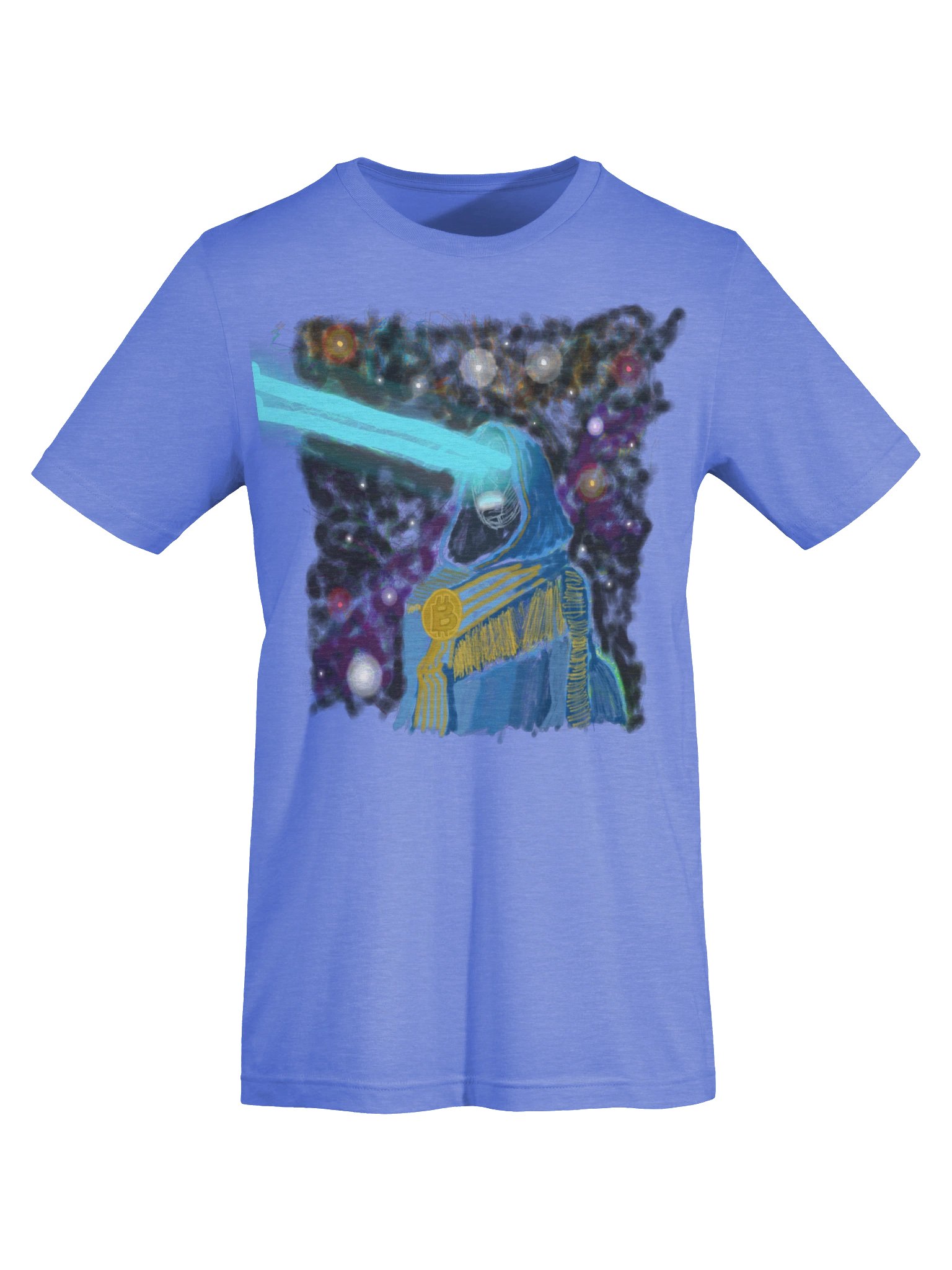 Cosmic Bitcoin Hooded Figure Tee product image (17)