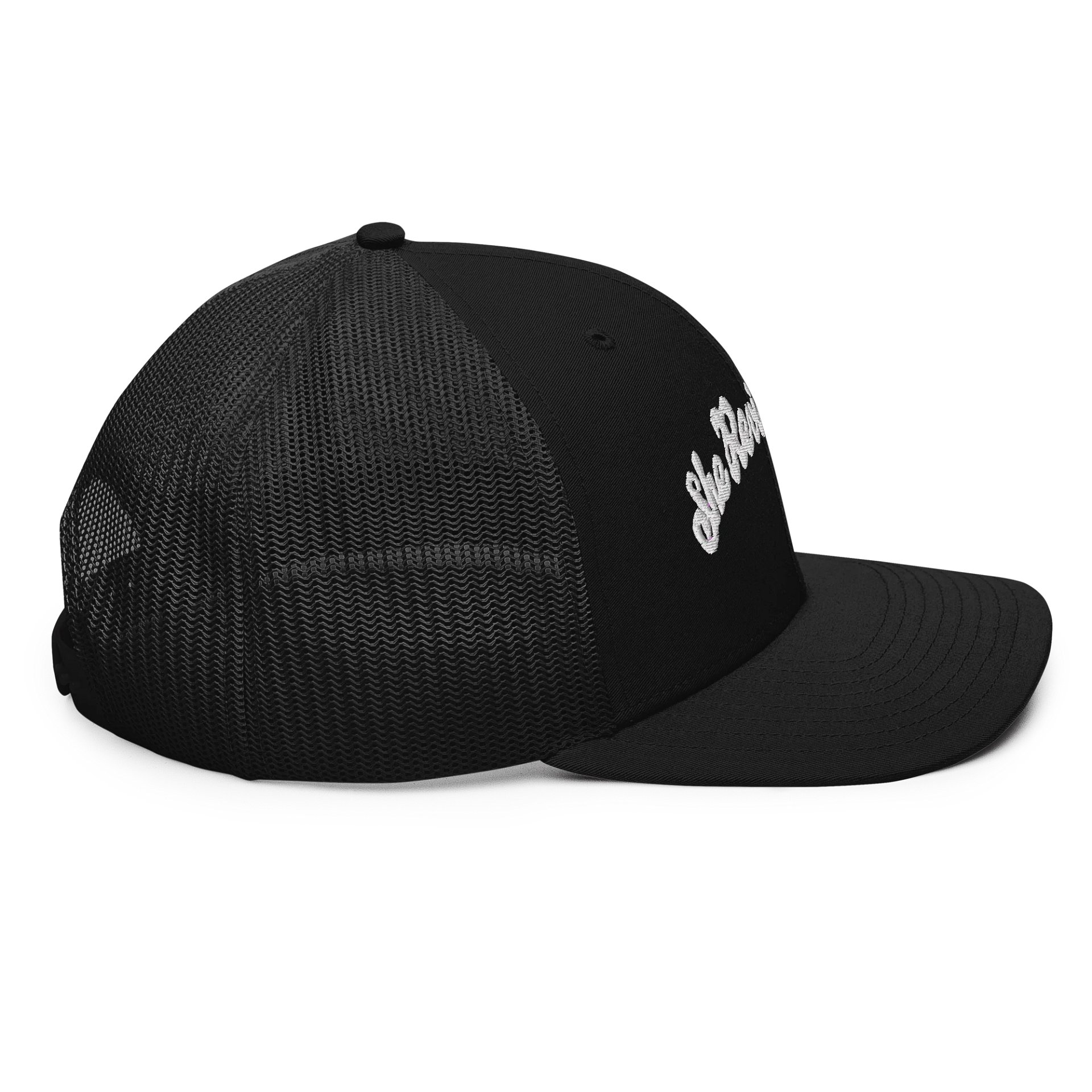 Black Ball Cap, White Script product image (5)