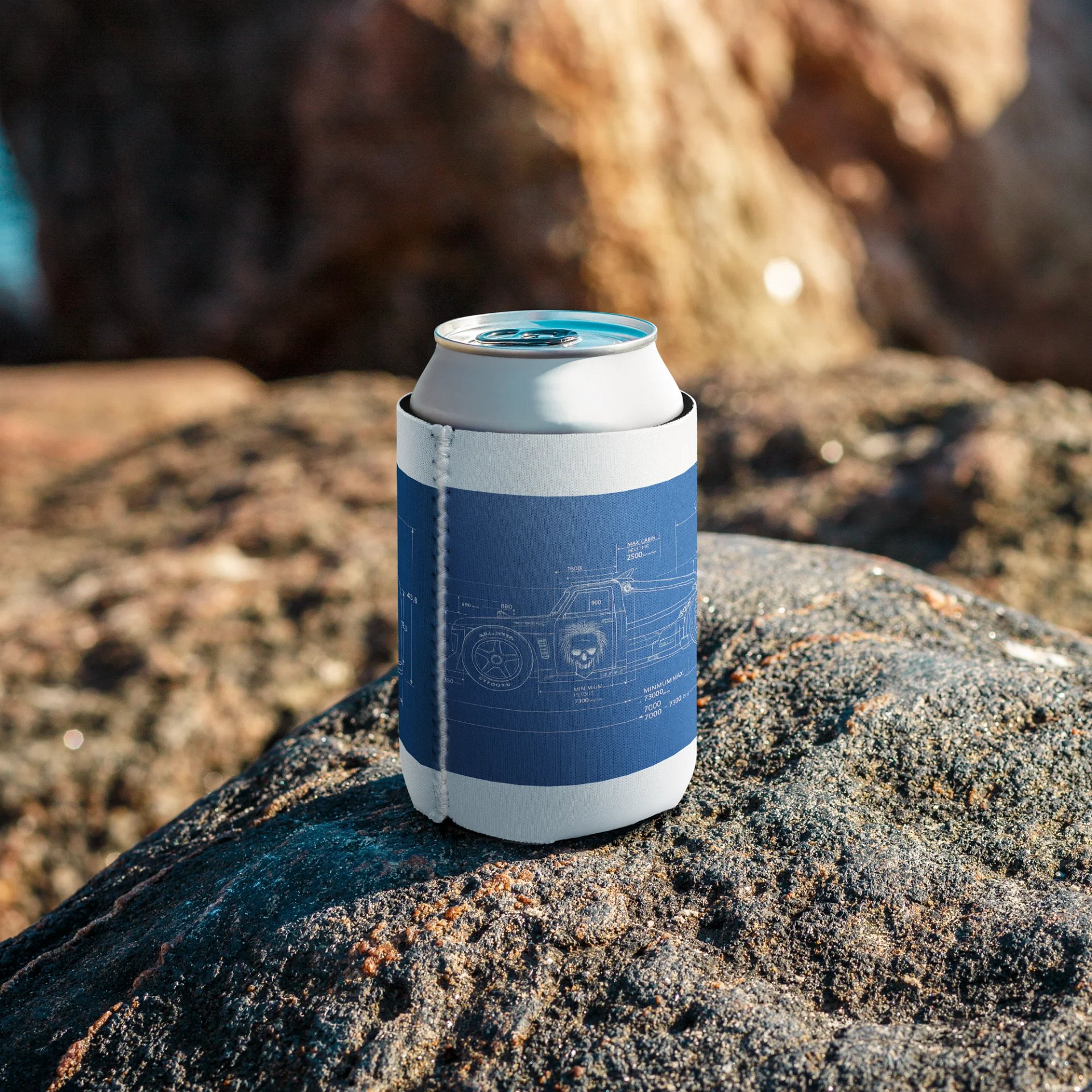 Halfraction Blueprint Coozie product image (8)