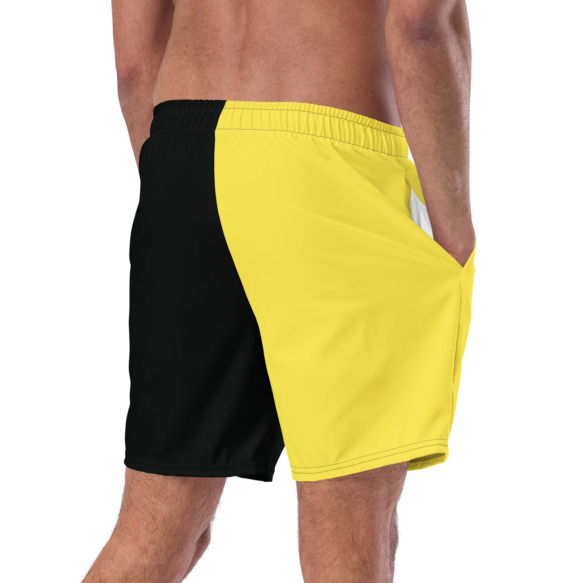 DANGER! - Black/Yellow Swim Trunks product image (9)