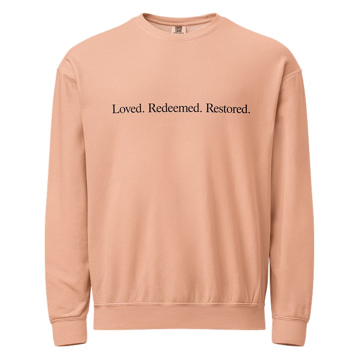 comfort colors loved. redeemed. restored product image (1)