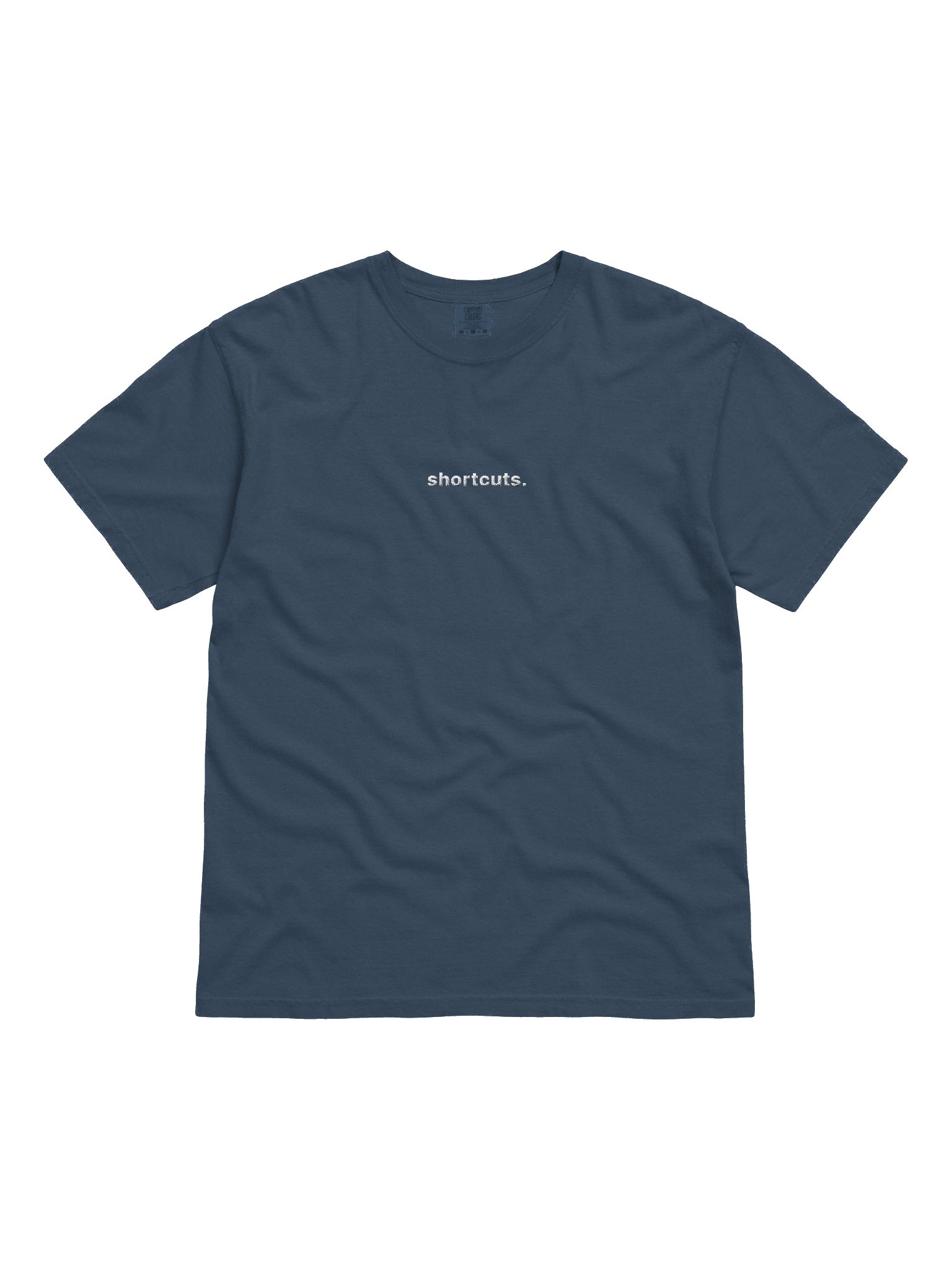 Shortcuts, Period. Embroidered T-Shirt product image (3)