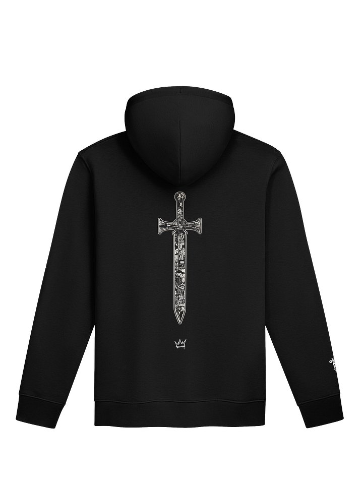 ONE KING Crusader Oakeshott 100% Organic Cotton Premium Street Hoodie with embroidered sleeve logo product image (1)