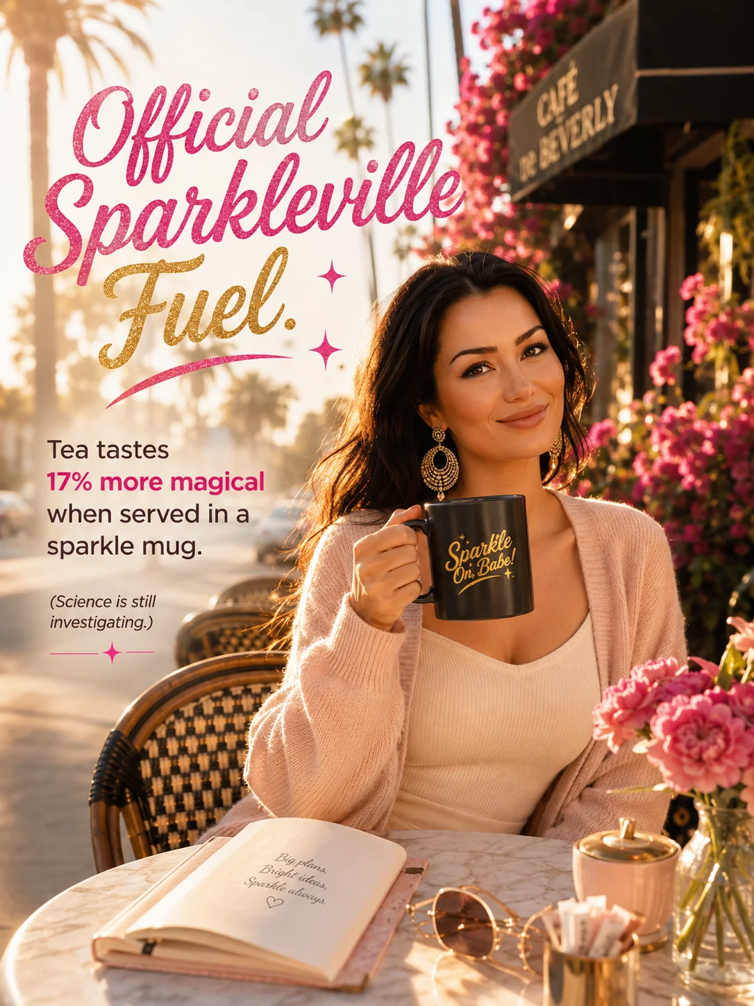 Sparkle On, Babe!™ Coffee Mug | Motivational Bianca Sparkle Mug product image (2)