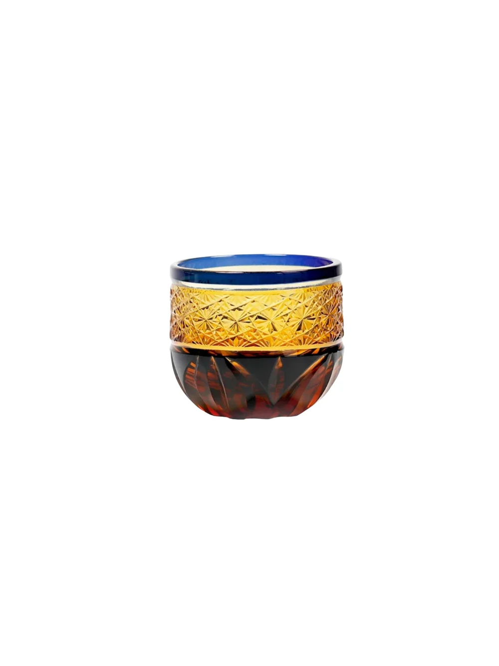 Edo Kiriko - Small Amber Blue 01 product image (1)