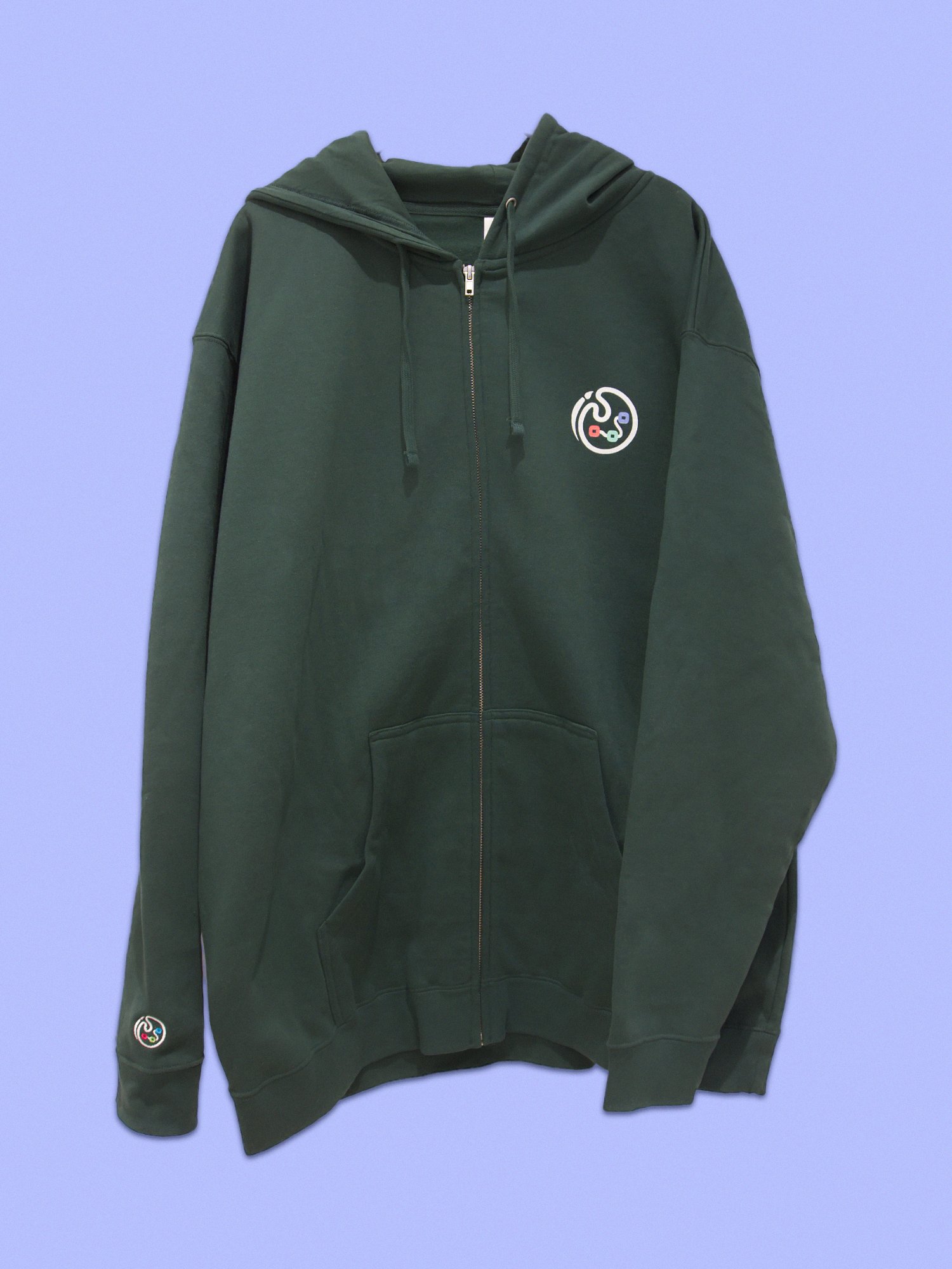 Ctrl-Art-Del Fleece Zip Up Hoodie product image (1)