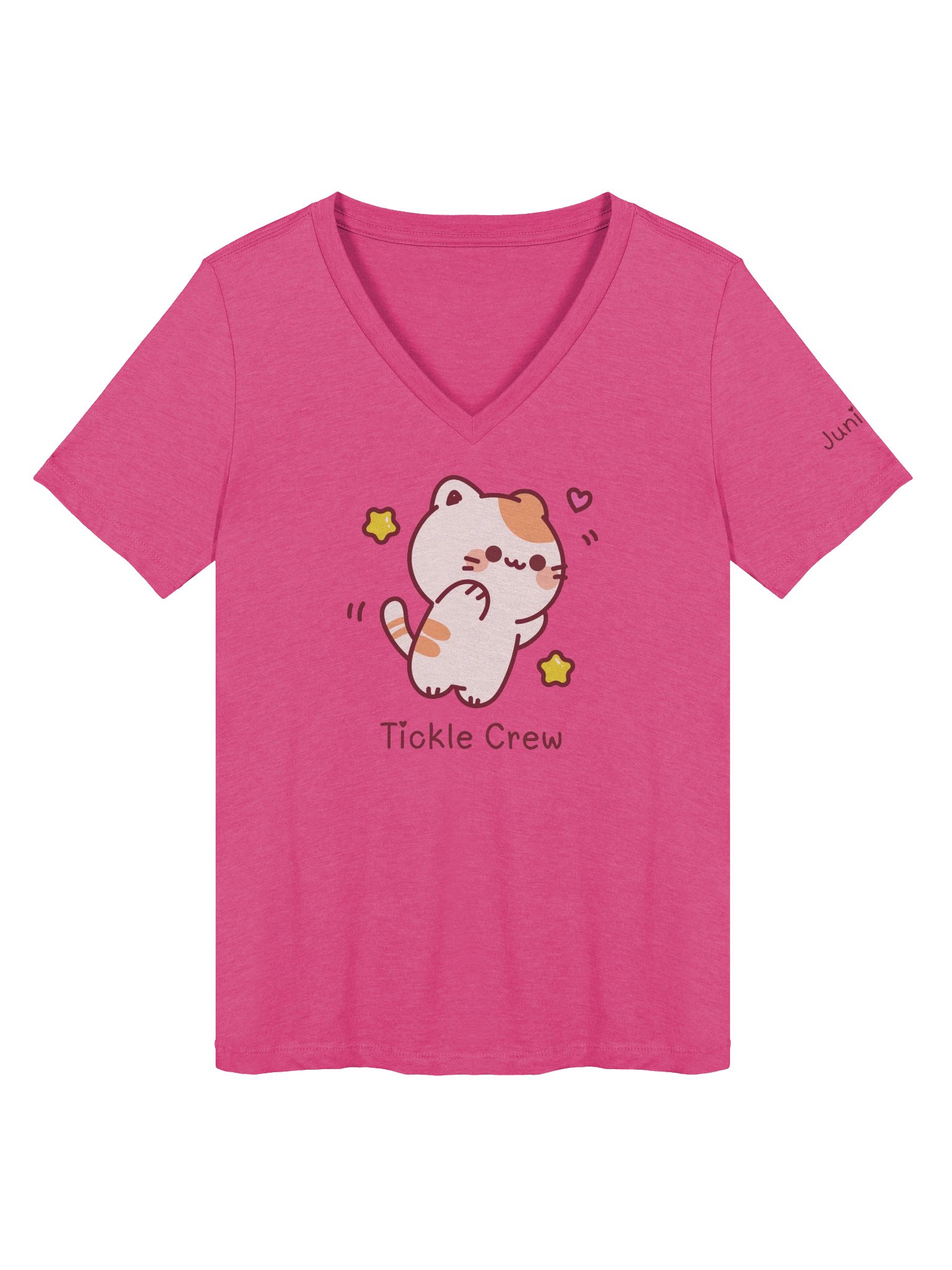 Meowlentine's V-neck tee product image (5)