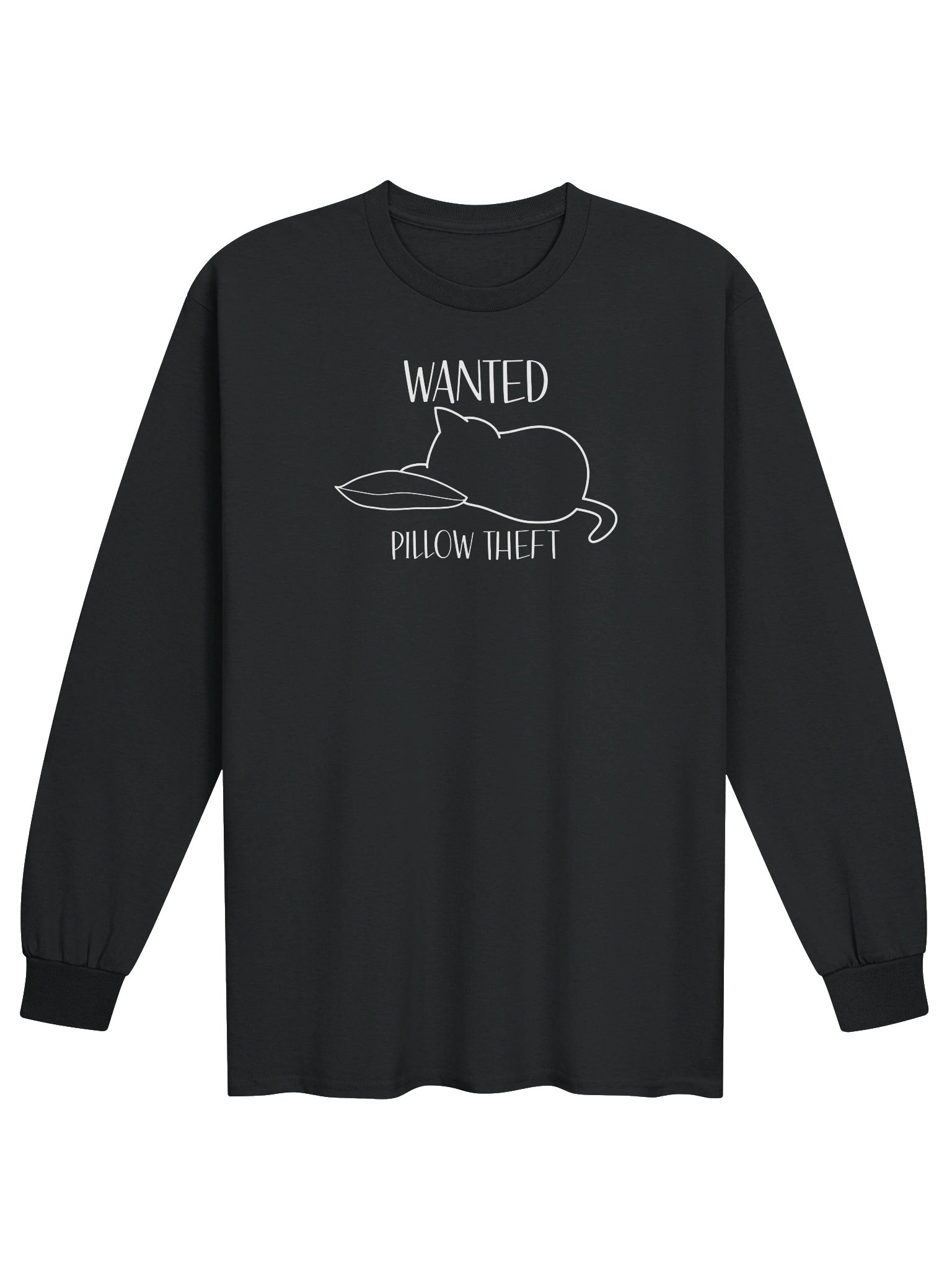 Wanted (Pillow Theft) - Unisex Adult Long Sleeve T-shirt product image (1)