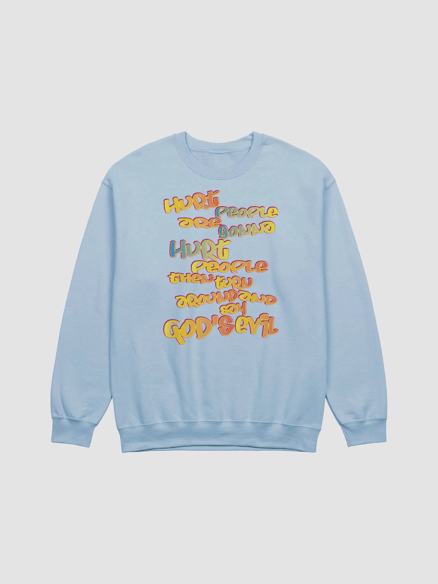 Hurt People - Graffiti - Gildan Classic Crewneck Sweatshirt product image (2)