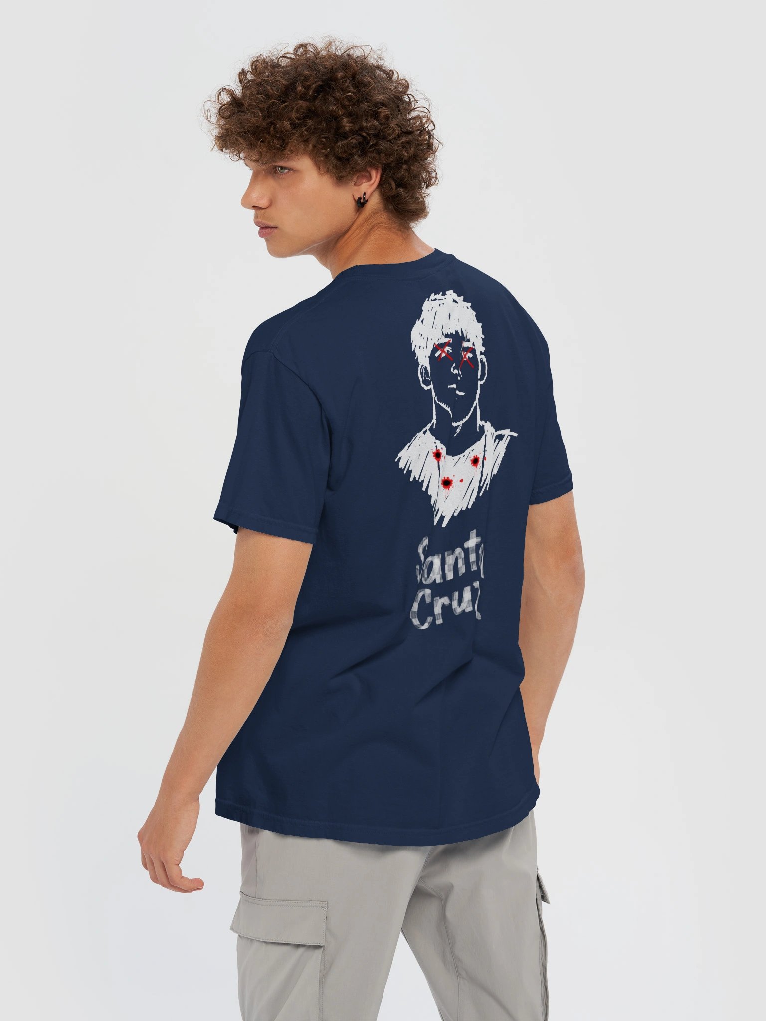 A-Gray Minimal Paint-Style Tee product image (70)