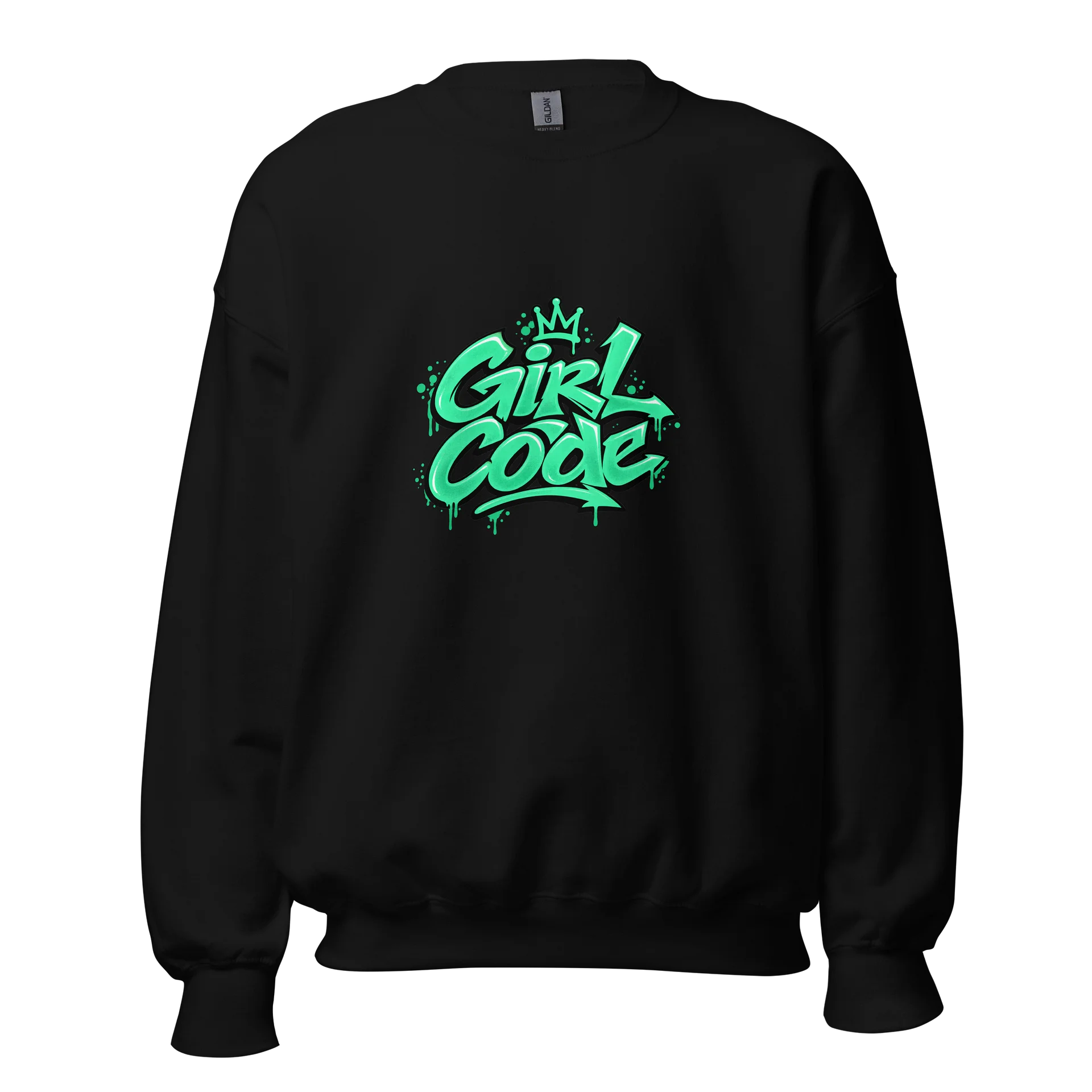 HERitage Girl Code Sweatshirt In Green product image (2)