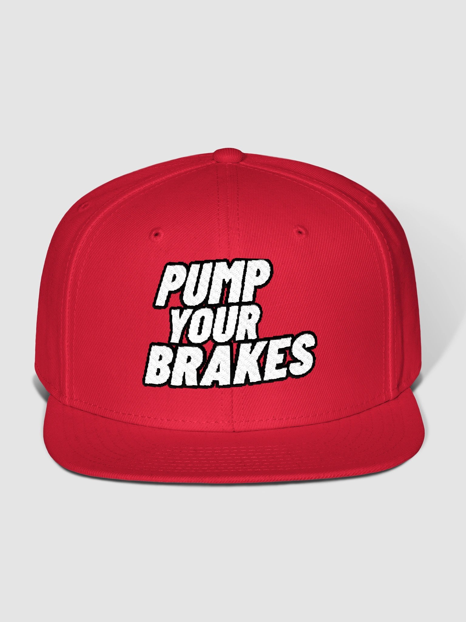 PUMP YOUR BRAKES Snapback Cap product image (9)