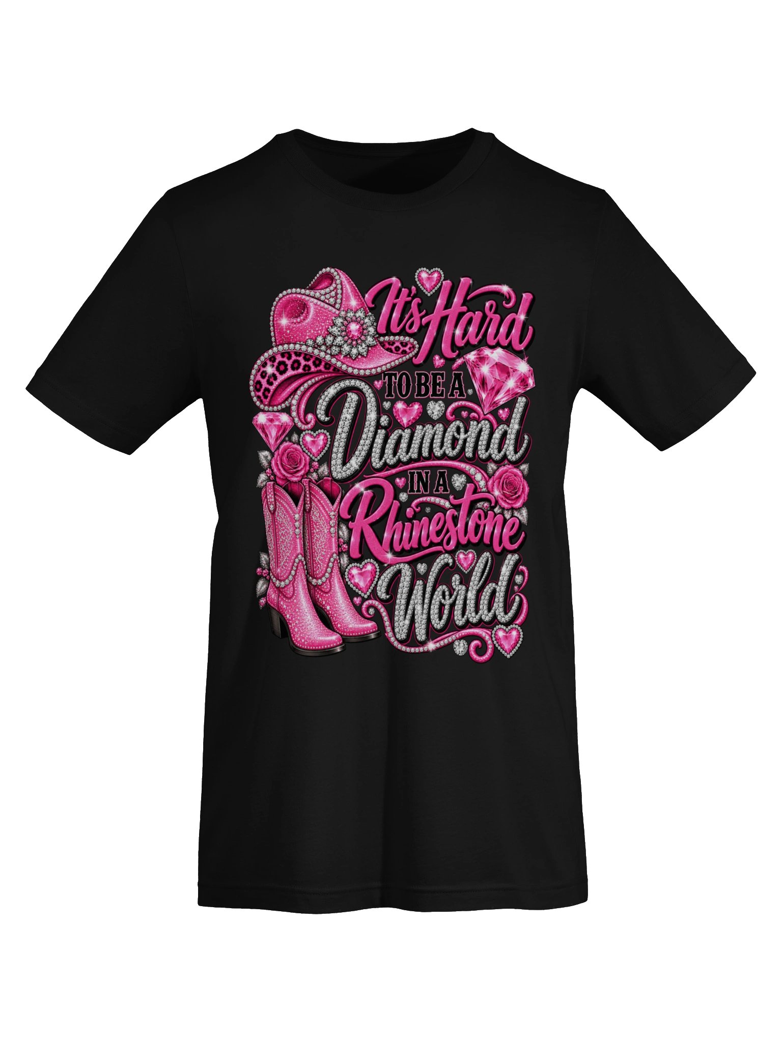 Rhinestone World Diamond Cowgirl Tee product image (40)
