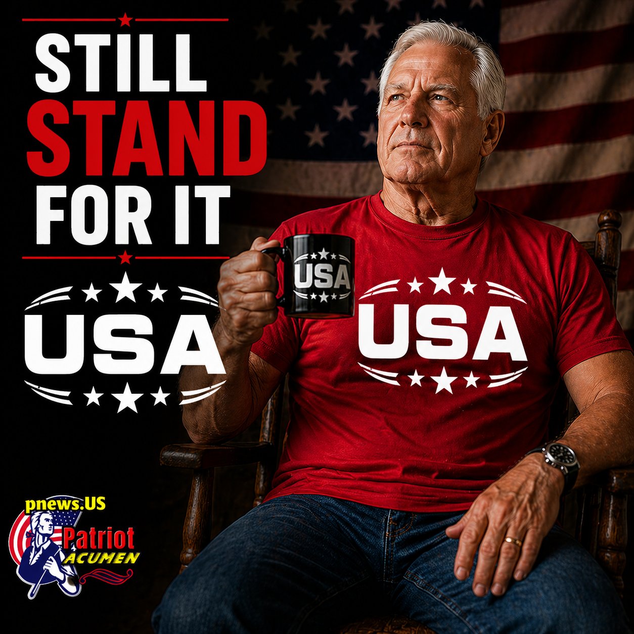USA T-Shirt • Classic American Design | Clean Patriotic Graphic Tee product image (2)