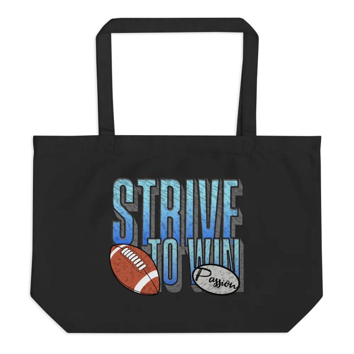 Strive To Win Football Motivational Gradient Tote product image (1)