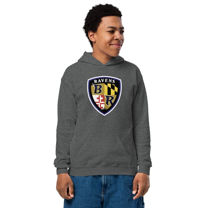 RAVENS - Shield Logo Youth Hoodie product image (5)