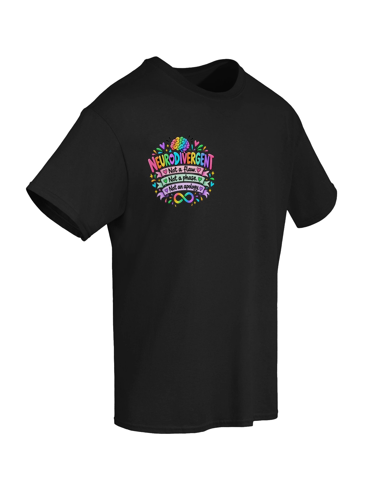 Neurodivergent Not a Phase Tshirt product image (6)