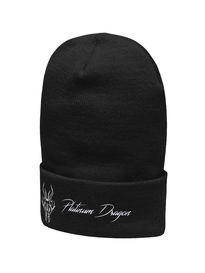 Platinum Dragon Cuffed Beanie product image (16)