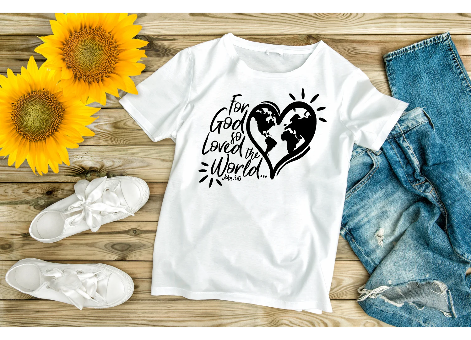 John 3:16 Comfort Tee product image (1)
