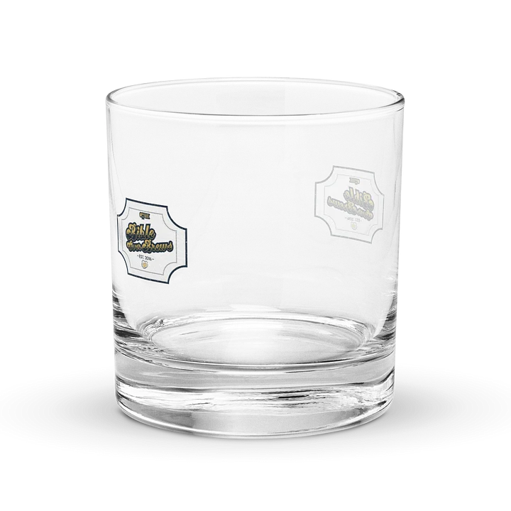 Bible over Brews Rocks Glass product image (2)