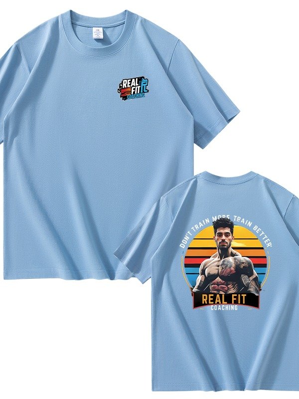 Camiseta REAL FIT "No entrenes más, entrena mejor" product image (1)