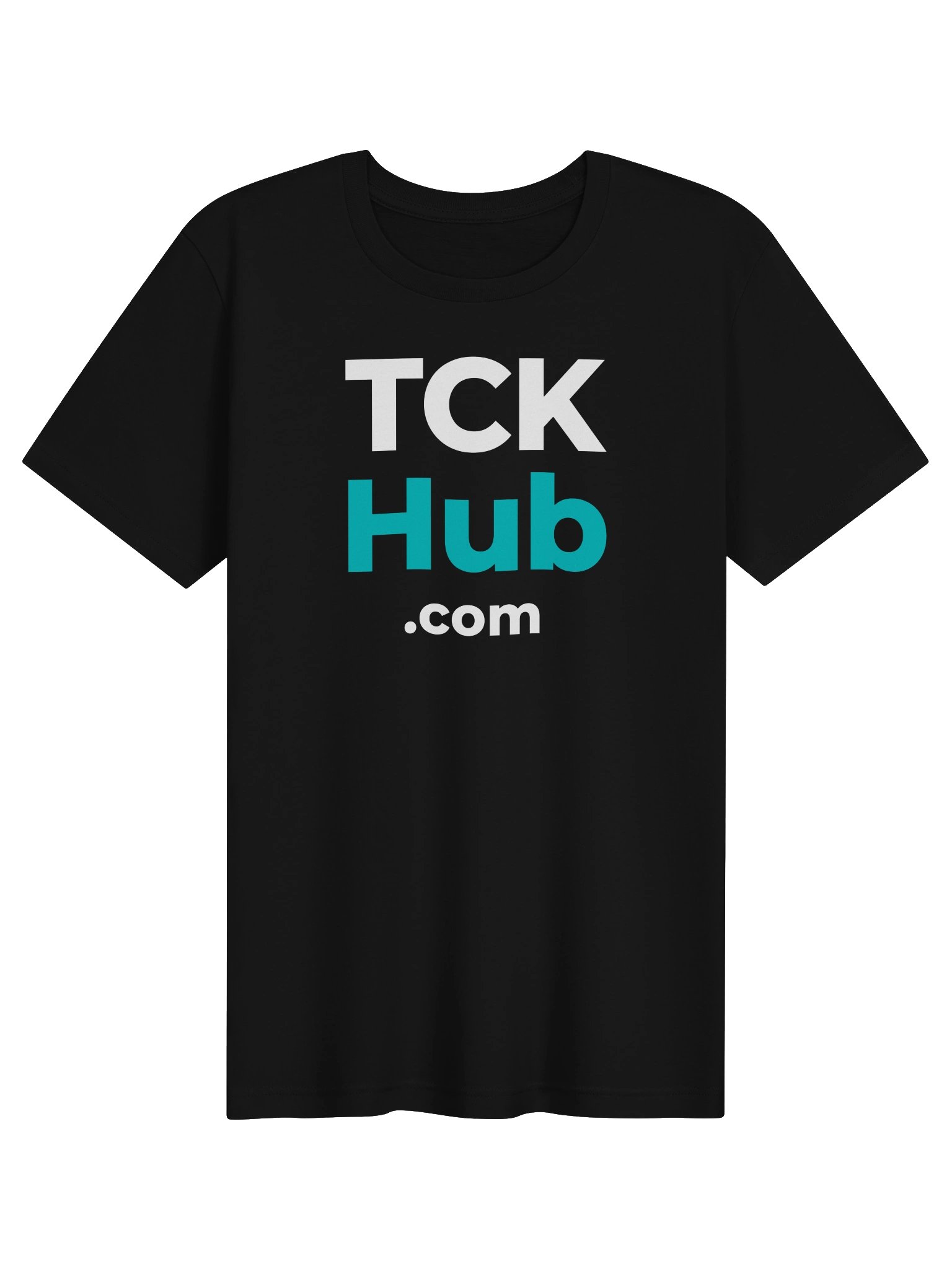 TCK Hub Stacked Logo Tee, Center Chest (White Print) product image (1)