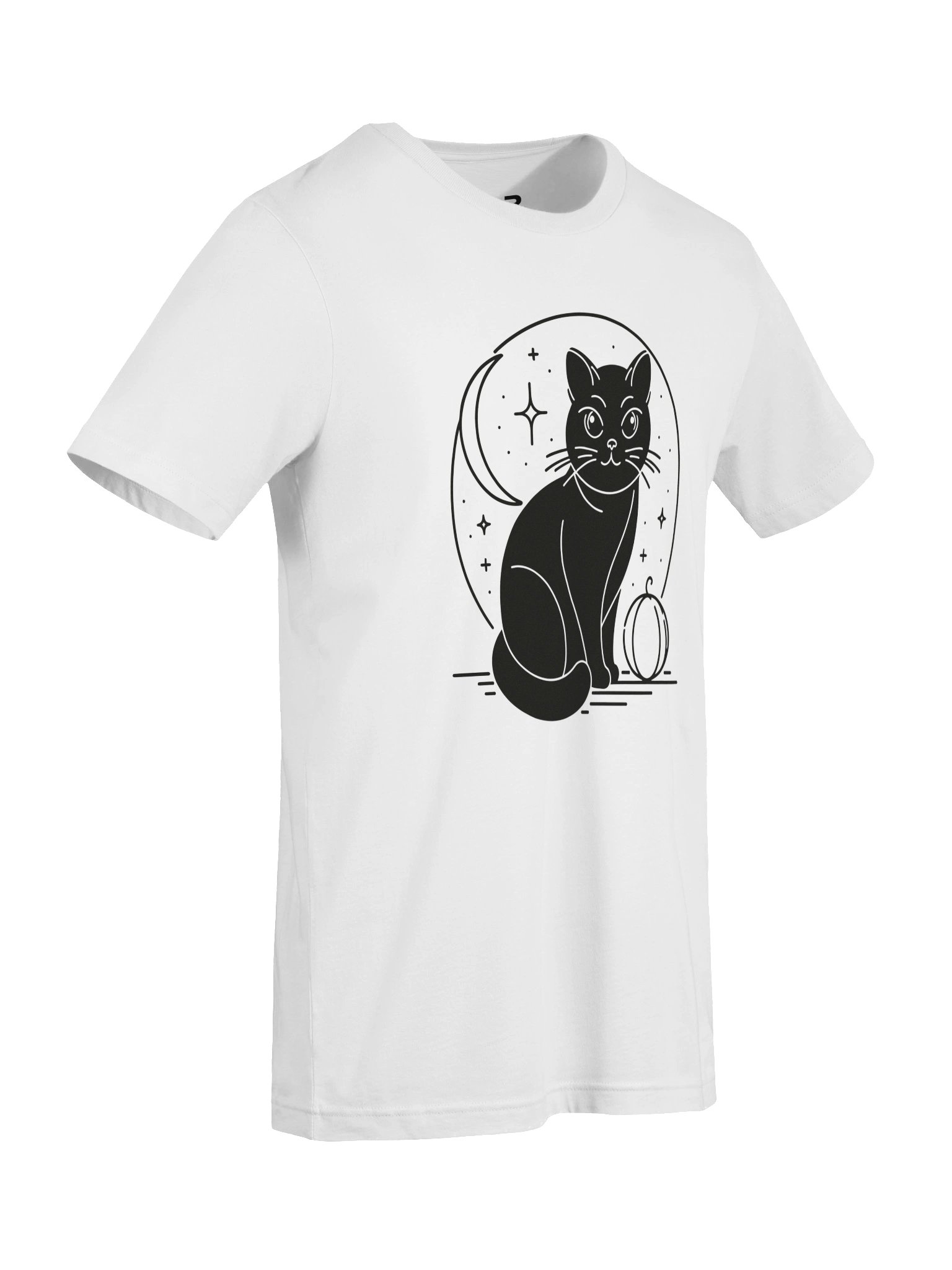 Midnight Cat Graphic T-shirt | IDLAR product image (8)