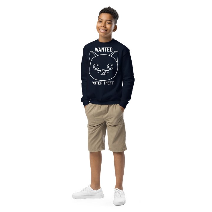 Wanted (Water Theft) - Unisex Youth Sweatshirt product image (3)
