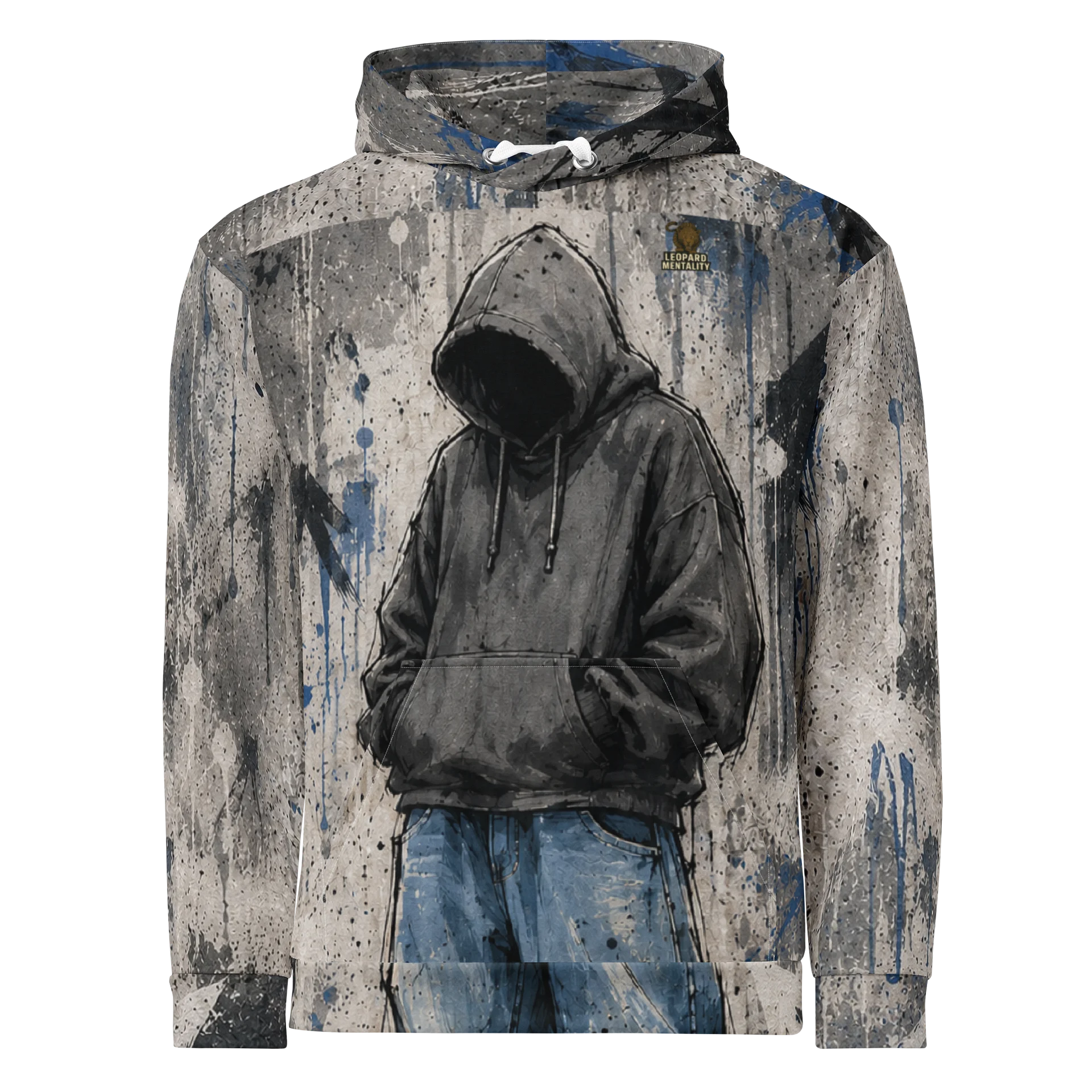 Concrete Shadow All-Over Print Hoodie product image (8)
