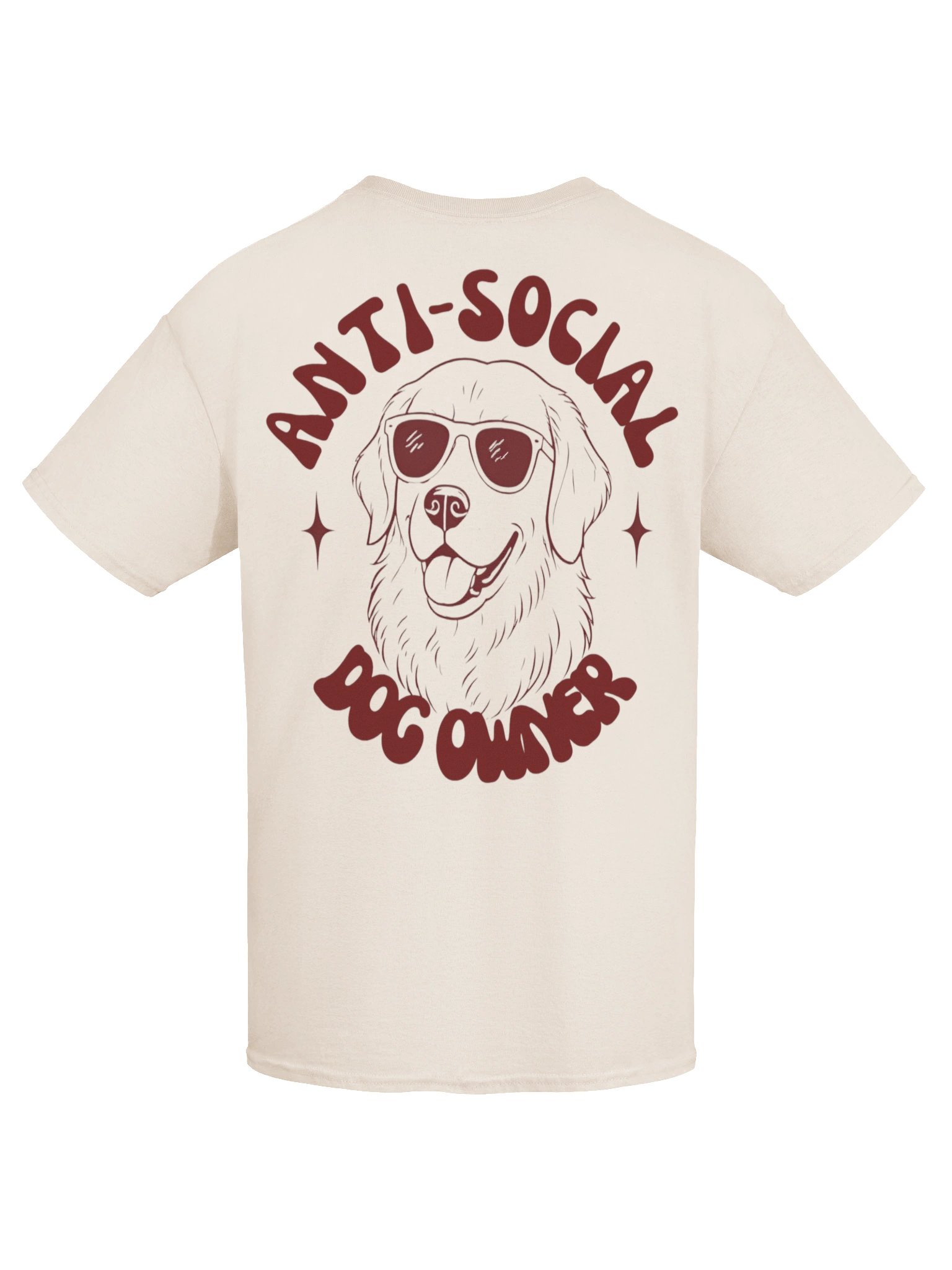 Anti-Social Dog Owner T-Shirt | Retro Groovy Graphic Tee | Dog Mom Dog Dad Gift product image (32)
